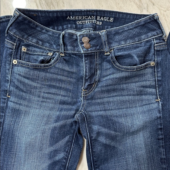 American Eagle Artist Stretch Denim Jeans size 4 Long - Picture 2 of 8